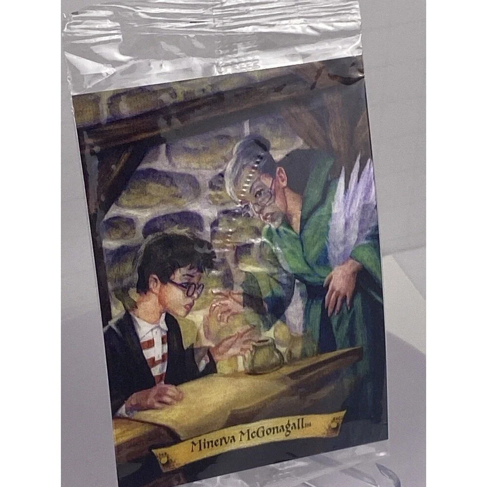 2004 Harry Potter Chocolate Frog 3D Lenticular Witches Minerva McGonagall SEALED